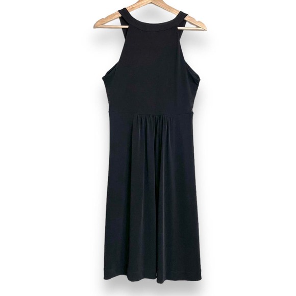 Calvin Klein Sleeveless Ruched Knee Length Wrinkle Free Stretch Dress Women's 10 - Picture 2 of 11